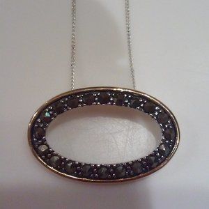 Sterling Silver Marcasite Necklace